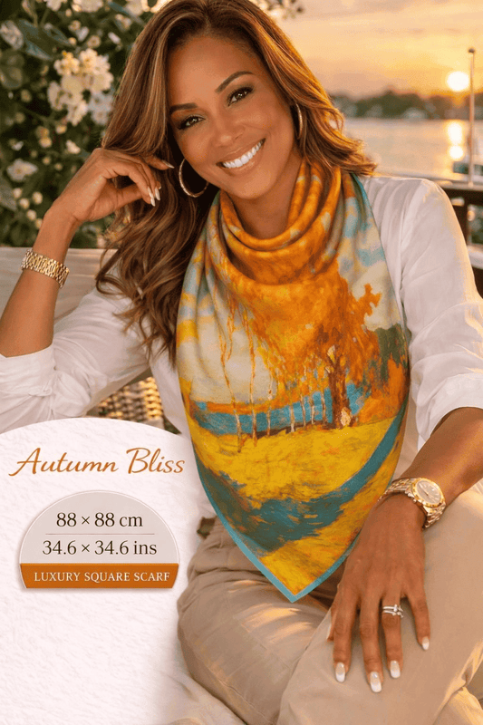 Autumn Bliss Silk Scarf