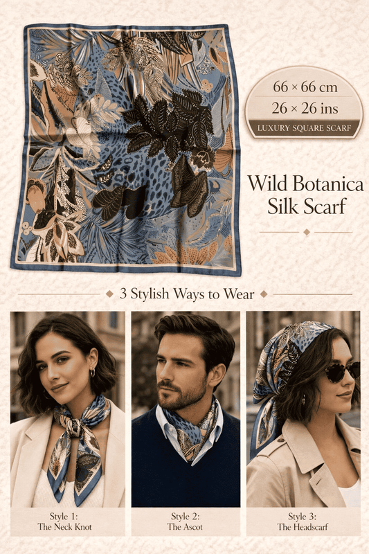 Wild Botanica Silk Scarf